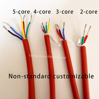 Cable de Silicona Flexible Multifilar de 2, 3, 4 y 5 Hilos, 0.3, 0.5, 0.75, 1, 1.5, 2.5, 4 y 6 mm, con Aislamiento de Gel de Sílice, Resistente a Altas Temperaturas, YGC