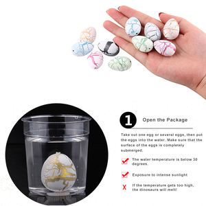 <span class=keywords><strong>Huevo</strong></span> <span class=keywords><strong>de</strong></span> Dinosaurio <span class=keywords><strong>de</strong></span> Tamaño Real para Incubar en Agua, Kit con 8 Juguetes en el Interior, Proyecto Educativo STEM <span class=keywords><strong>de</strong></span> Ciencia para Niños, Recuerdos <span class=keywords><strong>de</strong></span> Fiesta - Product Image 3