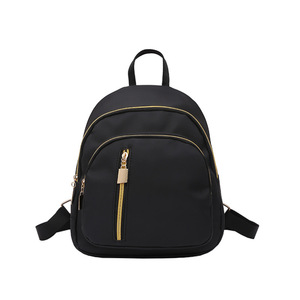Zaino Piccolo Nero Impermeabile in Nylon per Ragazze e Signore, Stile Universitario alla Moda, Novità 2026 - Product Image 1