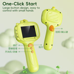 Kamera Inspeksi Endoskop Anak Mini Portabel 8LED Desain Dinosaurus Ular 1m Tahan Air HD Video Dengan Sensor CMOS - Product Image 3