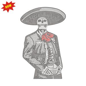 Meilleure vente! Conceptions de transfert de strass scintillantes Bling fer personnalisé sur motif de transfert de strass - Product Image 3