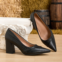 Chaussures habillées à bout pointu Xuanhui tendance mode été, escarpins de bureau pour femmes à talon haut de 7 cm pour affaires et soirées