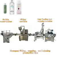 Ligne de remplissage automatique à pompe à engrenages servo pour shampoing, après-shampoing, gel douche, lotion, produits capillaires et cosmétiques
