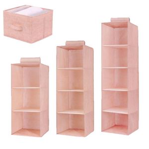 Organizador Colgante de Gran Capacidad con Múltiples Capas, Bolsa de Almacenamiento Plegable para Armario, Guardarropa, Ropa y Sujetadores - Product Image 6