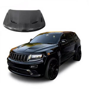 ใหม่สำหรับ Grand Cherokee ฝาครอบเครื่องยนต์แบบ Carbon Fiber Bumper SVR Style คุณภาพสูง 100% ติดตั้งง่ายแบบขันสกรู - Product Image 4