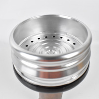 Bol à chicha moderne en aluminium à prix d'usine avec gestion de la chaleur, support de charbon pour accessoires de fumée de chicha