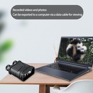 Jumelles de vision nocturne HD R12 avec caméra, zoom 10X, résolution FULL HD, télescope infrarouge rechargeable pour la chasse en extérieur et la vidéo - Product Image 5