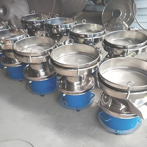 Fabrika Fiyatlı Gıda Sınıfı Sıvı Filtre Eleği Toz Vibratör Eleme Ayırıcı Profesyonel Dairesel Titreşimli Elek - Product Image 6