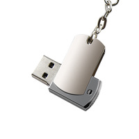 Flashdisk USB Metal Baru USB 2.0 Flash Drive USB Logo Custom Desain Berkualitas Tinggi, Tahan Lama, dan Elegan