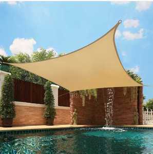 Polietileno impermeável Tecido Protetor Sun Shade Sails Praça Retangular Shade <span class=keywords><strong>Net</strong></span> para mobiliário de jardim ao ar livre Tecido - Product Image 4
