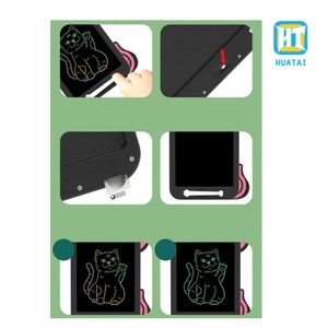 Tablero de escritura y dibujo LCD mixto de 3 colores y 10 pulgadas para herramienta educativa interactiva de plástico para niños - Product Image 4