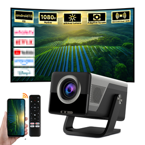 โปรเจคเตอร์อัจฉริยะ LCD X7 รุ่นขายดี 750 ลูเมนส์ ความละเอียด 1080p หน้าจอ 4.5 นิ้ว พกพาสะดวก ปรับภาพสี่เหลี่ยมคางหมูอัตโนมัติ หน่วยความจำ 2+16GB - Product Image 1
