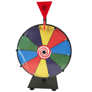 Factory Wholesale High Quality Hot 12 Inch With Iron Base Lucky Custom Prize Wheel of Fortune for Party Promotion