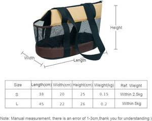 Breathable Portable Small Pet Carrier Bags Dog Carrier Backpacks Cat Dog Sling Bag Portable Pet Carrier Travel Pet Carrier Bag - Product Image 6