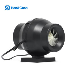 מאוורר טורבו Hon&Guan בגודל 4 אינץ', 7500 סל\\\"ד, לחץ אוויר גבוה, מפוח אוויר עם וו, מאוורר צינור קטן נייד - Product Image 2