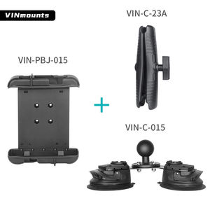 Support de tablette universel pour voiture VINmounts 8 pouces, ventouse pour tableau de bord et pare-brise, rotation à 360° °   Support d'affichage réglable pour véhicule - Product Image 5