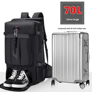 Mochila <span class=keywords><strong>de</strong></span> <span class=keywords><strong>viaje</strong></span> HESHI <span class=keywords><strong>de</strong></span> <span class=keywords><strong>70</strong></span> <span class=keywords><strong>litros</strong></span> para hombre, mochila <span class=keywords><strong>de</strong></span> <span class=keywords><strong>viaje</strong></span> <span class=keywords><strong>de</strong></span> gran capacidad, estilo informal, diseño geométrico, gran <span class=keywords><strong>bolsa</strong></span> escolar y <span class=keywords><strong>de</strong></span> equipaje <span class=keywords><strong>de</strong></span> mano - Product Image 2