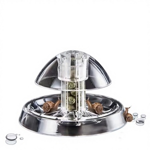 Aquarium Fischbecken Schnecken- & Molluskentrapper Kuppelförmige Kunststoff-Schneckenfalle Zufällige Schneckenfalle Pflanzenbecken-Zubehör Box Pettop PET-49 - Product Image 6