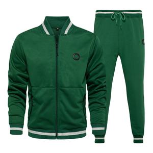 Conjunto de 2 piezas con logotipo personalizado para hombre, chándal de talla grande, ropa de gimnasio para Otoño e Invierno - Product Image 2