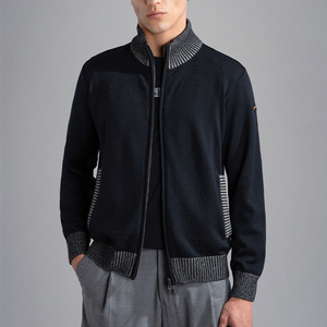 <span class=keywords><strong>Cardigan</strong></span> in Misto Lana per Uomo Personalizzabile OEM&ODM, Traspirante, Anti-Pilling, a Maglia, Manica Lunga, Casual, Collo Tondo con Cerniera - Product Image 4
