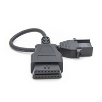 Câble de diagnostic OBD2 OBDII pour voiture, connecteur 16 broches, vente en gros du fabricant, avec garantie d'un an