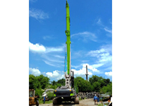 Foreuse rotative sur chenilles Zoomlion ZR360C pour forage de puits, profondeur 98 m, pour projets de tunnels ferroviaires municipaux