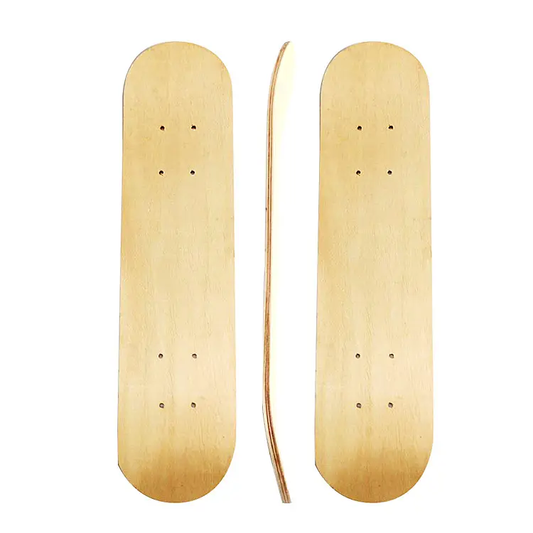 Maple Skate Board Decks Double Rocker Großhandel Holz Skateboard Tablas Skate benutzer definierte für Kinder