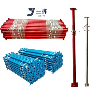 5/3.2m Middle Eastern Style Square/Flower Plated Painted Construction Light Duty Formwork Support Scaffolding Shoring Steel Prop