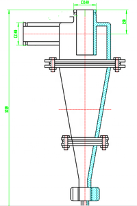 Séparation solide-liquide de concentration de boue hydraulique cyclonique FX100 - Product Image 6