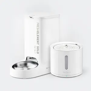 Petkit Eversweet Solo Fontaine à eau automatique grande capacité et pompe sans fil 2l App Smart Control Connection pour chien et chat