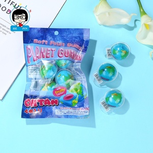 แยมผลไม้สำหรับเด็กขนมเยลลี่ลูกอมรูปดาวเคราะห์นุ่มสั่งฮาลาลสินค้า OEM - Product Image 2