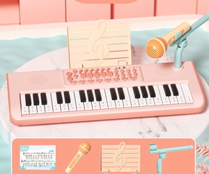 Wholesale Children Education 37-Key <b>Electronic</b> <b>Keyboard</b> Toys Piano Musical Instruments Toys With Microphone for Kids - Product Image 4
