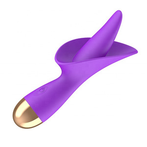 Vibrateur lingual chauffant à bouton-poussoir, rechargeable par USB, 10 fréquences de vibration, jouet pour orgasme féminin, vente chaude - Product Image 2