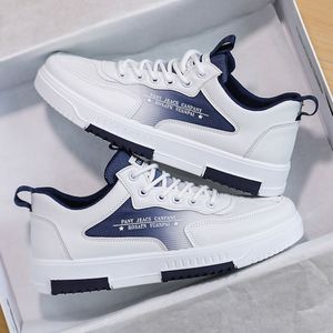 Nueva llegada <span class=keywords><strong>de</strong></span> los hombres casuales deportivos Skateboard Shoes transpirable PU Leather Board Mocasines con cordones <span class=keywords><strong>de</strong></span> aumento <span class=keywords><strong>de</strong></span> altura Forro <span class=keywords><strong>de</strong></span> malla - Product Image 5