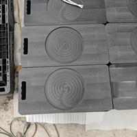Plaques de stabilisation pour grue en plastique UHMWPE, anti-fissures, couleur personnalisée, forme carrée ou ronde, pour machines lourdes