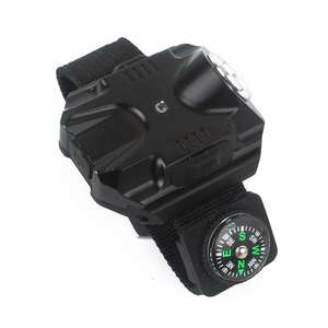 Lampe de poignet LED de camping 2 pièces lampe de poche à lumière dure pour vélo équitation lampe de montre multifonction pour pêche escalade de nuit - Product Image 3