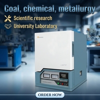 Horno de Mufla Eléctrico Vertical Pequeño de Laboratorio con Cámara SIC, 1400°C, para Recocido, en Oferta
