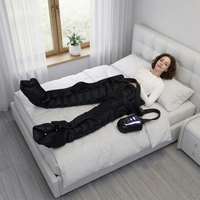 Nouvelles Meilleures Bottes de Compression d'Air Portables à 12 Chambres, Pantalons de Récupération, Machine de Pressothérapie pour Drainage Lymphatique, Masseur de Jambes