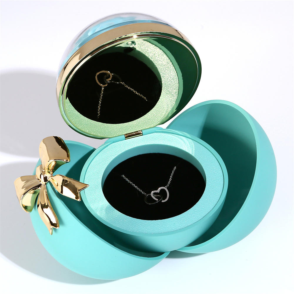 Necklace (Silver) + Blue Gift Box