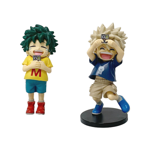 Figura de PVC de 10 cm, Personaje de Anime, <span class=keywords><strong>Boku</strong></span> <span class=keywords><strong>No</strong></span> <span class=keywords><strong>Hero</strong></span> Academia, Figura de Midoriya Izuku y Bakugou Katsuki, Juguete Coleccionable, Regalo - Product Image 1