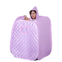Cabine de hammam portable pour le corps entier avec ioniseur d'oxygène pour hôtel, villa, appartement, sauna intérieur, tente de bien-être
