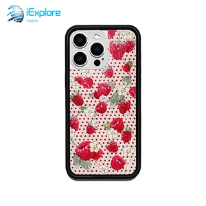 Coque <span class=keywords><strong>de</strong></span> <span class=keywords><strong>téléphone</strong></span> pour iPhone 16 Pro Max avec impression personnalisée <span class=keywords><strong>de</strong></span> fleurs <span class=keywords><strong>de</strong></span> cerisier pour filles, impression <span class=keywords><strong>de</strong></span> tissu <span class=keywords><strong>de</strong></span> haute qualité + acrylique + TPU - Product Image 2