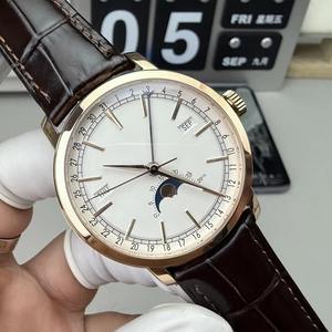 Retro Classic VC4010 Disc Unique Design Sapphire Mirror Date Calendar Display Moon Phase Men's <b>Mechanical</b> <b>Watch</b> - Product Image 1