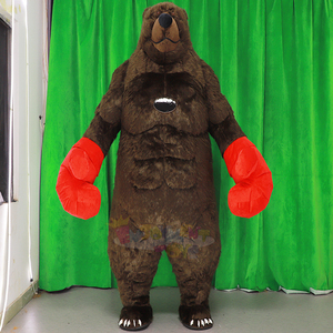 ชุดมาสคอตหมีแชมป์มวย ขนาดผู้ใหญ่ ผลิตจากผ้าพลัฌคุณภาพสูง สมจริงเป็นพิเศษ พร้อมถุงมือชกมวย<span class=keywords><strong>สี</strong></span>แดง สำหรับงานกีฬาและกิจกรรมแบรนด์ดัง - Product Image 2