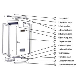 저노 저가 이동식 화장실 맞춤형 소형 주택 캐빈 휴대용 화장실 저렴한 공용 휴대용 화장실 - Product Image 3