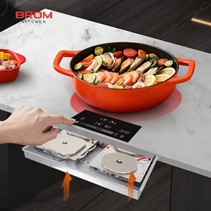 Được xây dựng trong vô hình bếp điện cảm ứng thép không gỉ cảm ứng cừu thiết kế ẩn từ Granite bếp gốm cho - Product Image 4