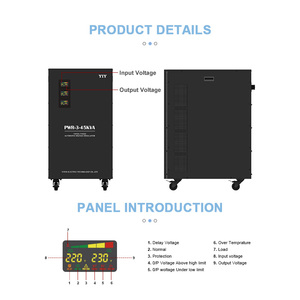 400V công nghiệp AVR 45kva 60kva 100kva Ba 3 pha động cơ servo tự động điều chỉnh điện áp/ổn định 380V 208V - Product Image 4