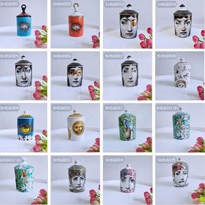 Bougeoir vide en céramique, diffuseur d'aromathérapie, divers motifs d'impression, <span class=keywords><strong>de</strong></span> grande qualité, 20 unités - Product Image 6