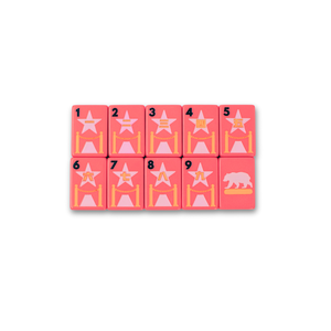 Juego de Mahjong Americano Modern California Dreaming <span class=keywords><strong>con</strong></span> Fichas Acrílicas para 4 Jugadores, Ningbo Leti Trading Co., Ltd. Mahjong - Product Image 4