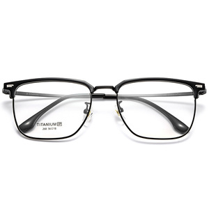 Montures de lunettes carrées tendance style coréen 268 unisexe légères à monture complète avec verres en résine origine Danyang - Product Image 1